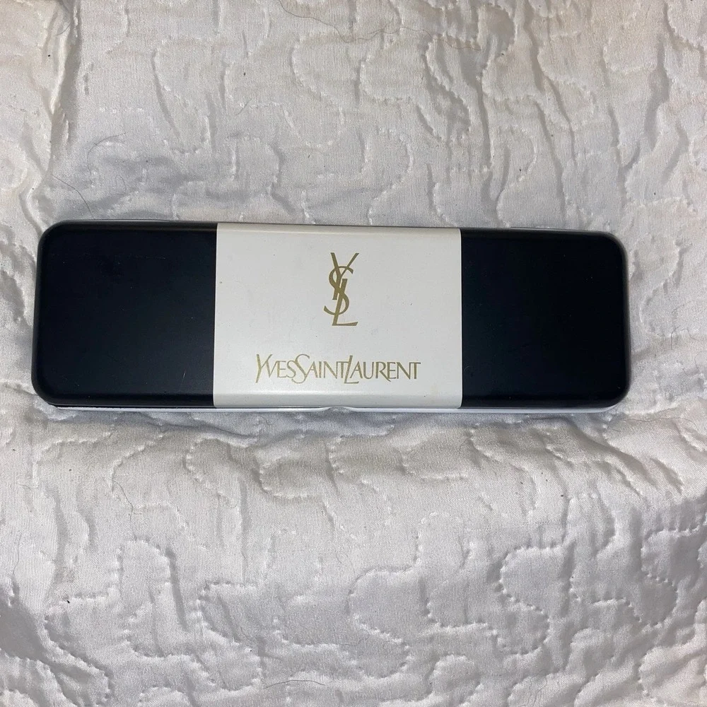 Vintage Early YSL Metal Pencil case Yves‎ Saint Laurent  RARE!